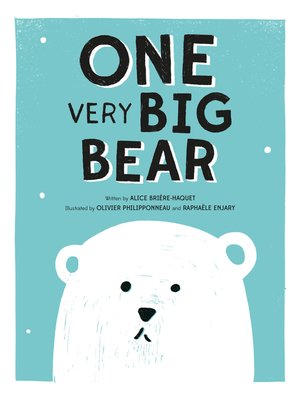 cover image of ONE Very Big Bear
